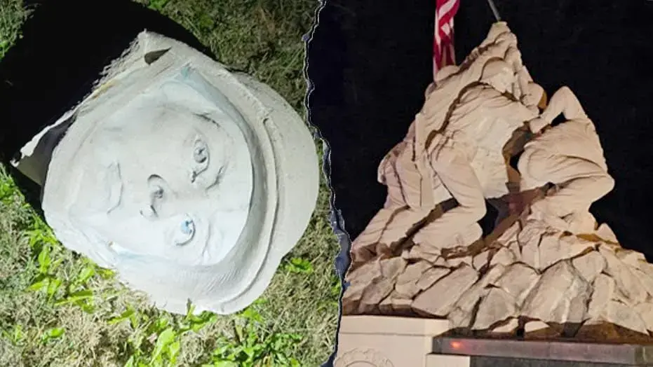 Man accused of decapitating Iwo Jima statue with sledgehammer near Quantico