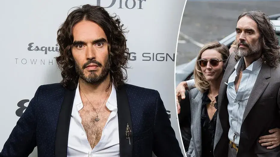 Russell Brand’s wife defends actor at rape trial while admitting his past monogamy struggles